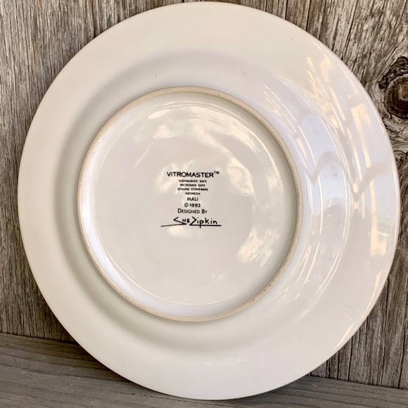 Vintage Retired VITROMASTER MALI by Sue Zipkin Salad Plqte Replacement 1993 - Picture 7 of 9